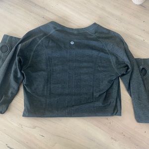 Army Green LuluLemon Long Sleeve. Great Condition!!